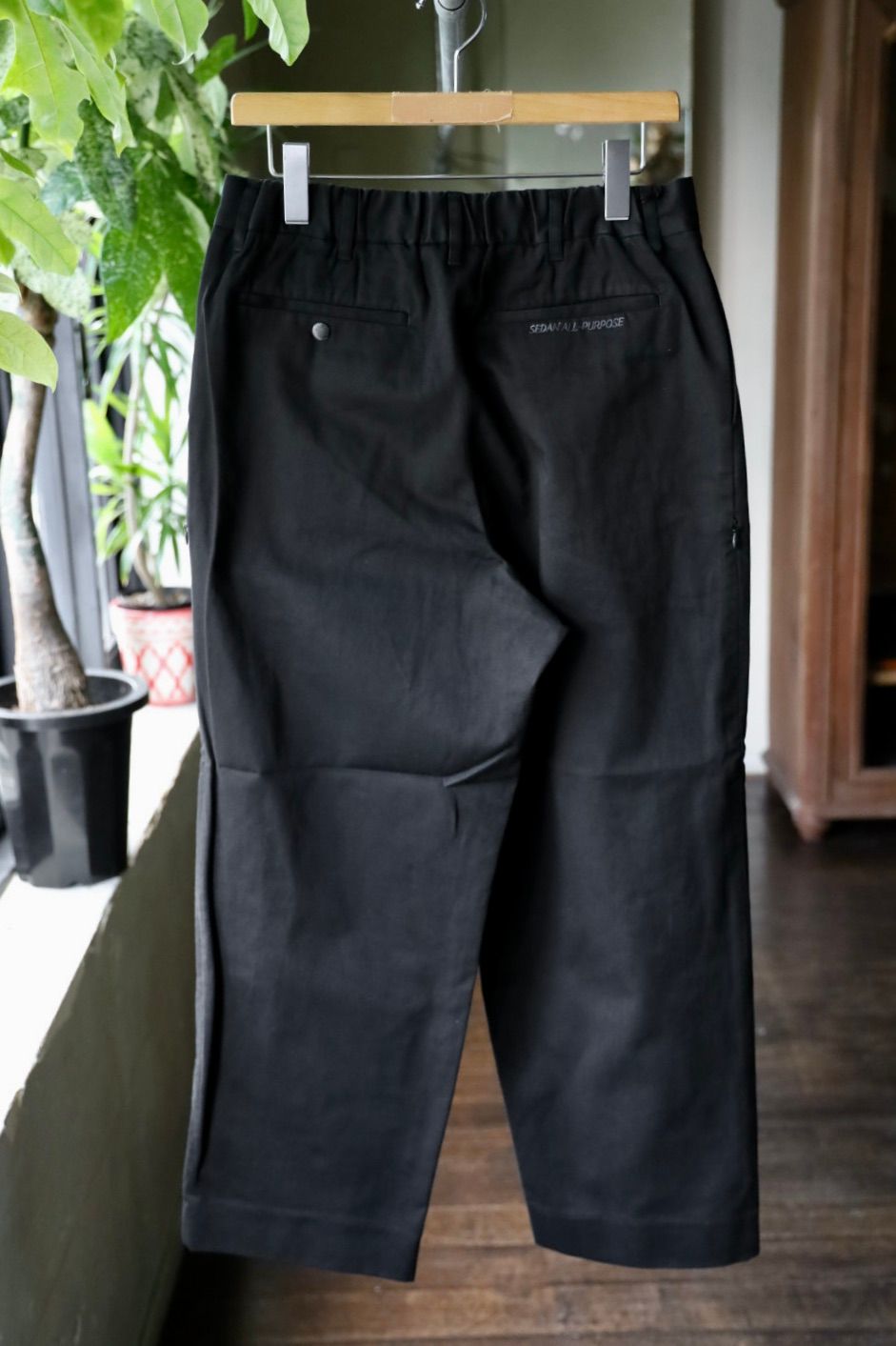 セダンオールパーパス FW25 Ventilation Chino Slacks(SD25F-PT04)Vintage Black
