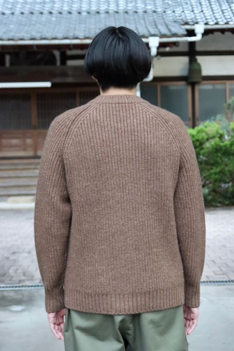A.PRESSE  Fisherman Pullover Sweater(21AAP-03-01M)BROWN style