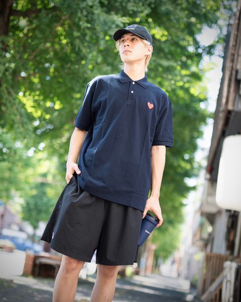 PLAY COMME des GARCONS ポロシャツ スタイル 2024.6.17