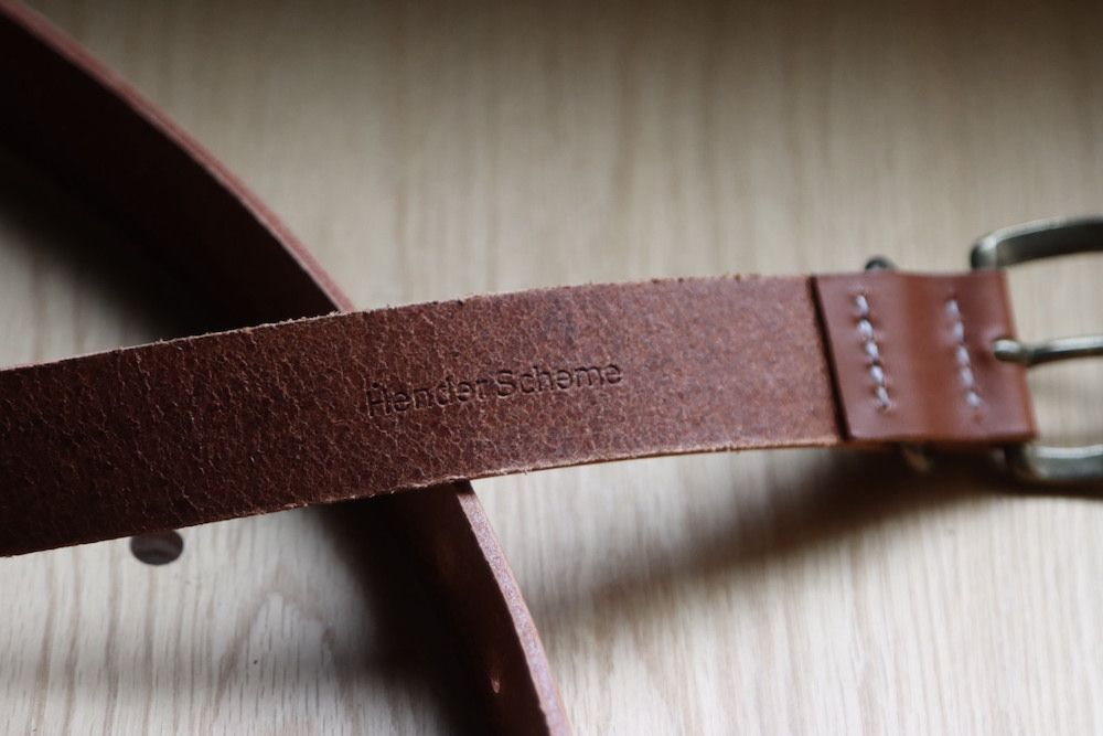 エンダースキーマ 25SA tanning belt(qn-rc-tnb)brown☆6月14日(土)発売！