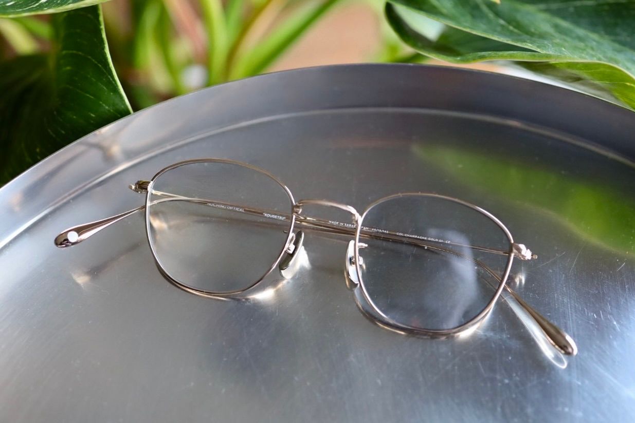 ノチノオプティカル KOUGETSU NOCHINO-N13 #3 CHAMPAGNE GOLD × CLEAR to GREY (調光モデル)☆11月22日(土)発売！
