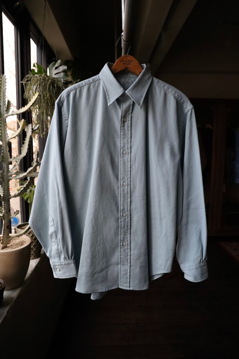 アプレッセ Double Weave Twill Regular Collar Shirt(25SAP-02-10H)L.GRAY☆1月11日(土)発売！