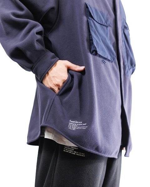 FreshService SYNTHETIC FLEECE SHIRT(NAVY)スタイル 10月5日(土)新作発売！