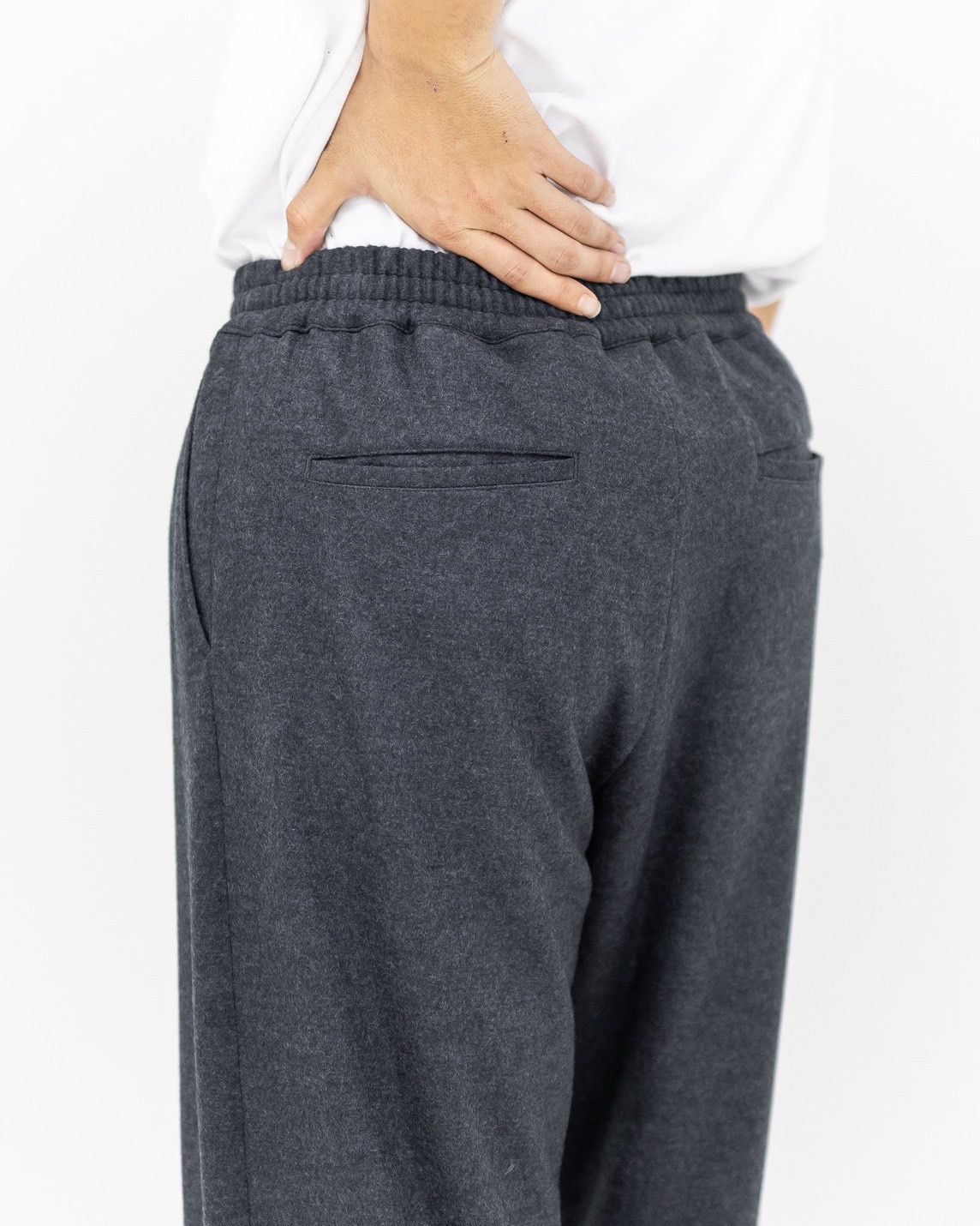 グラフペーパー 25AW Wool Smooth Flannel Easy Wide Pants(GU253-40223B)GRAY☆10月4日(土)新作発売！