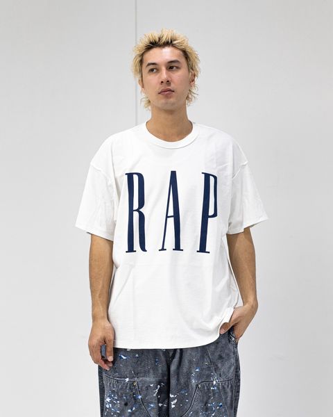 イズネスミュージック 26SS RAP T-SHIRTS(ISNESS MUSIC×DJ SHOTA)(IMP7_15_RAPT01)WHITE☆新作発売！