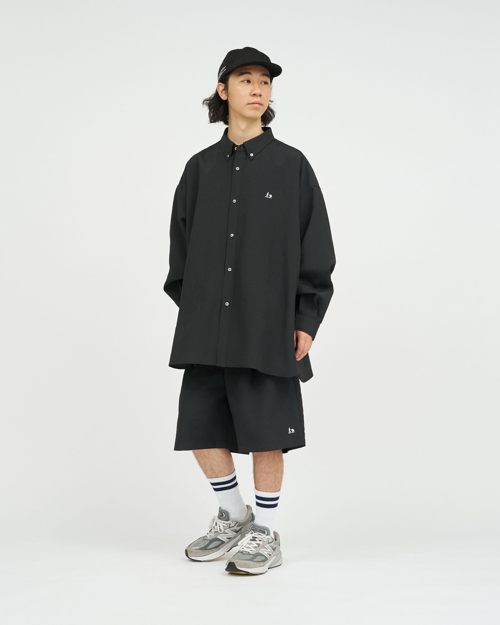 フレッシュサービス 26AW DRY WASHER POPLIN L/S B.D SHIRT(FSC263-50062)BLACK☆8月1日(土)発売！