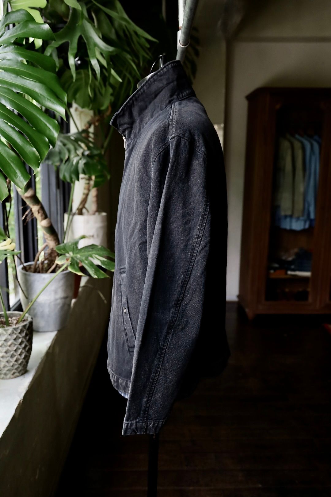 Silk Hemp French Air Force Pilot Jacket(24AAP-01-32H)BLACK7月27日(土)発売！