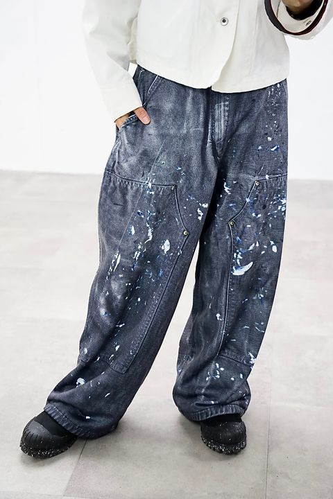 TALKING ABOUT THE ABSTRACTION PRINT DUCK WIDE PT"BLACK"スタイル20260118