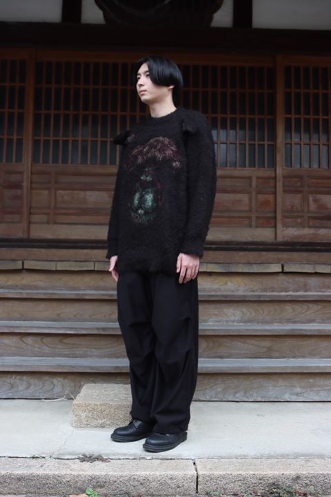 doublet ANIMAL EMBROIDERY PULLOVER"ALPACA style"
