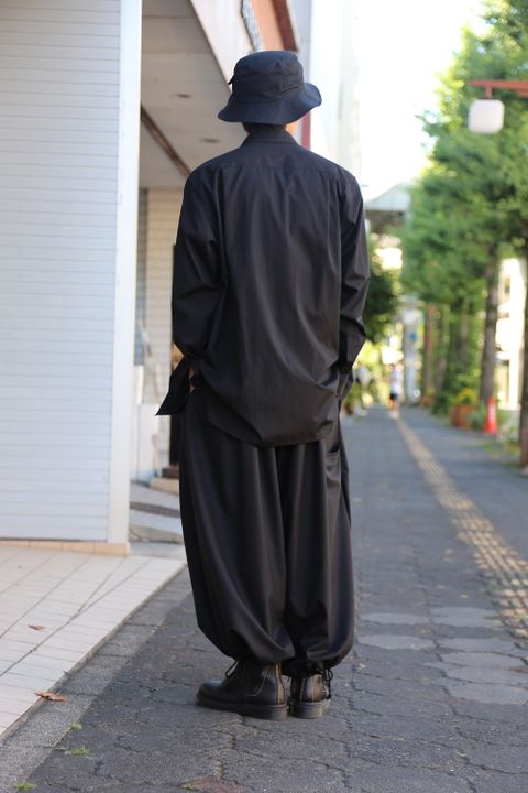 yohji yamamoto Y's BANG ON! ブロードシャツ "BLACK"Style.2020.8.14.
