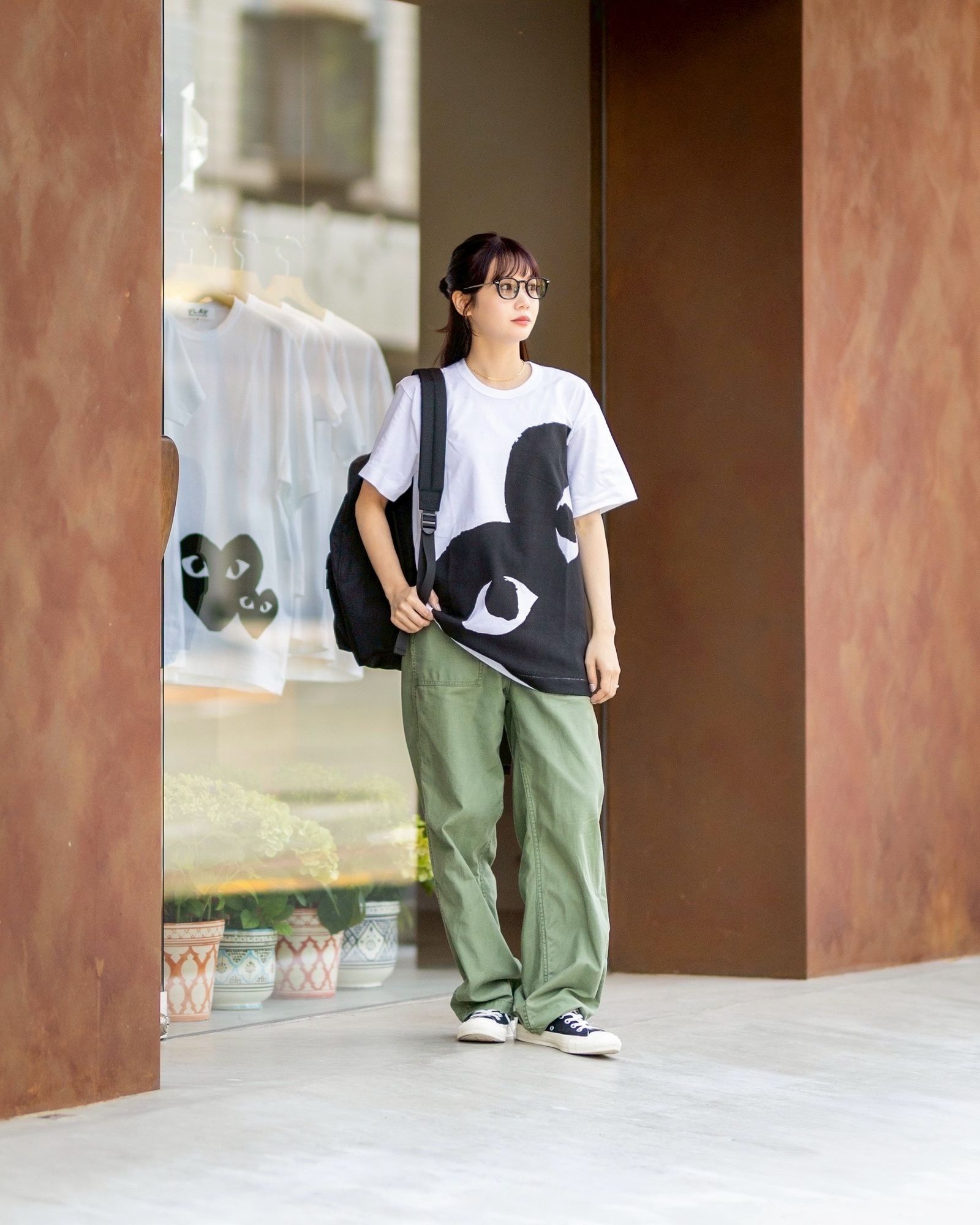 PLAY COMME des GARCONS 新作ハートTシャツstyle.2025.6.28