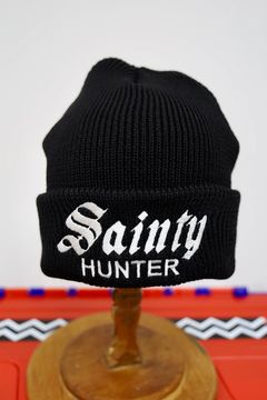 セントマイケル 26SS BH_KNIT CAP/SAINTY HUNTER(SM-MK8-0000-C38)BLACK