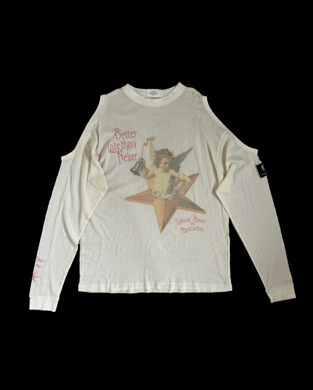 トーキングアバウト ジ アブストラクション WOMENS 26SS OPEN SHOULDEL LS(26SS-LCT-003)WHITE☆新作発売！