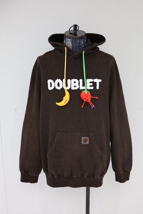 doublet ダブレット26SS MUD-DYED HOODIE WITH SHFU (26SS04CS419)MUD★3月14日(土)11:00発売！