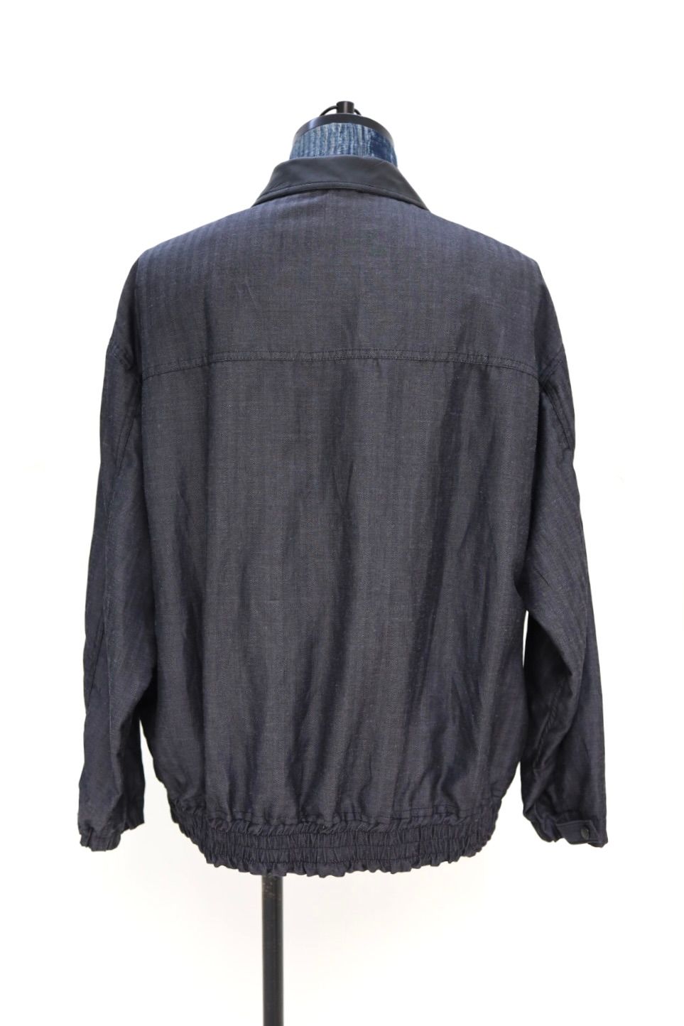 コムデギャルソンオム26SS ウールラミーギャバ×牛革ジャケット(HQ-J006-051)BLACK☆2月6日(金)発売！