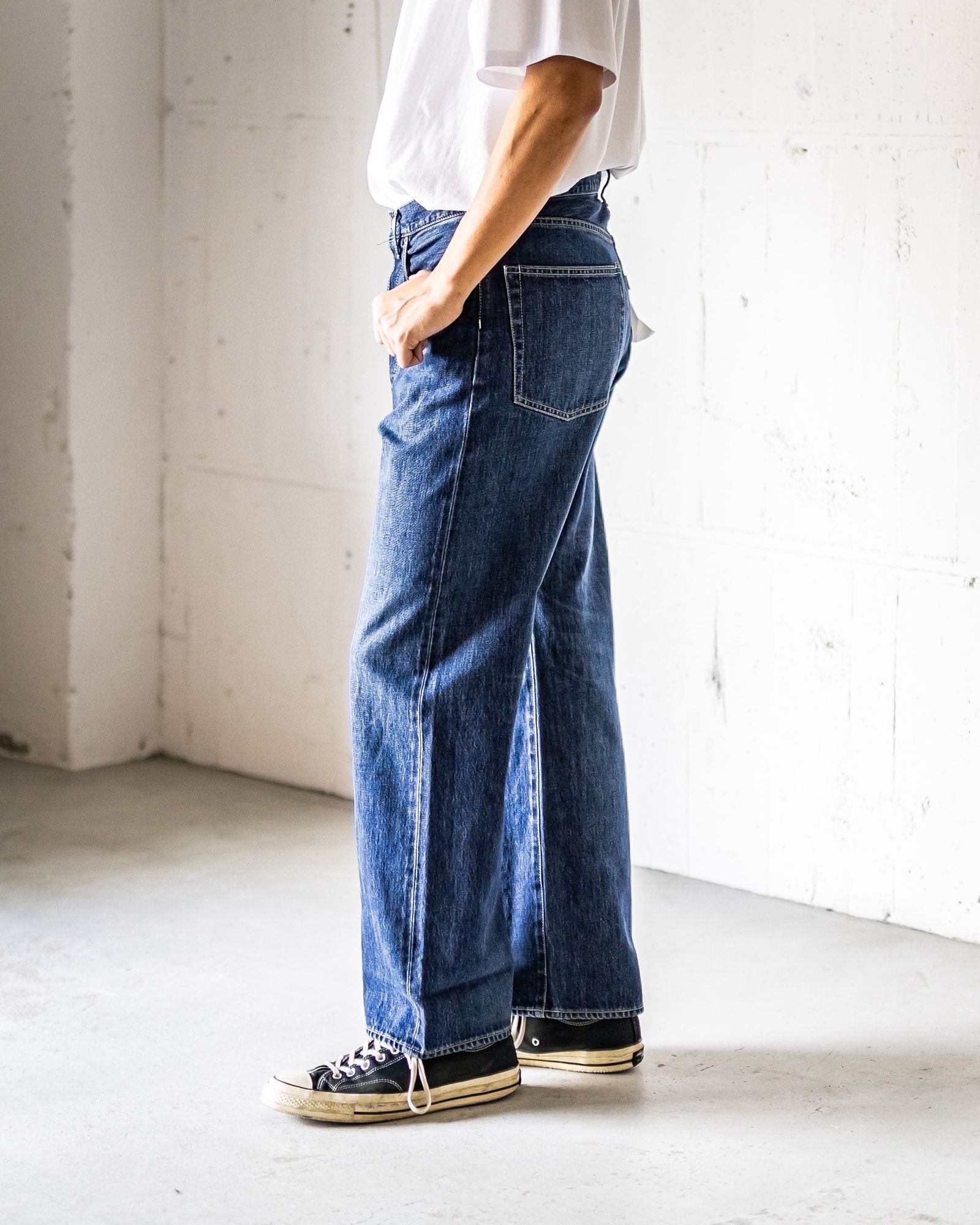 パンツ 25ss Graphpaper Denim Wide Straight Graphpaper (グラフペーパー) Selvage Denim Five Pocket Wide