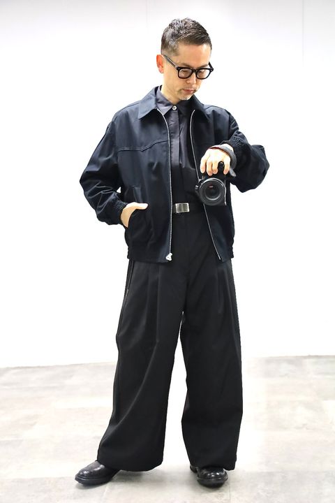 COMME des GARCONS HOMME 26SS ヨークブルゾンスタイル