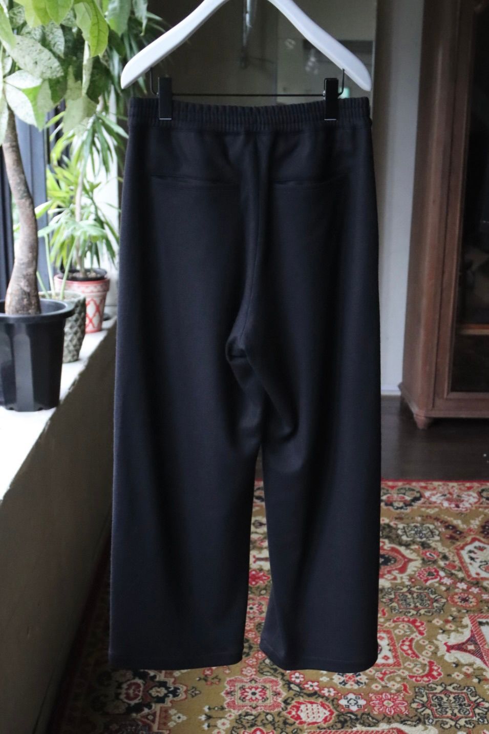 グラフペーパー 25AW Wool Smooth Flannel Easy Wide Pants(GU253-40223B)BLACK☆10月4日(土)新作発売！