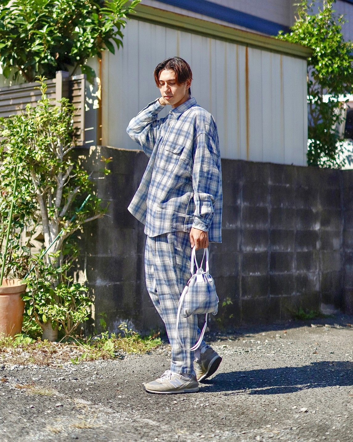 STRIPES FOR CREATIVE FW23 SFC OG CHECK SHIRT&PANTSスタイル | 3801