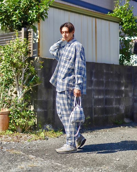 STRIPES FOR CREATIVE FW23 SFC OG CHECK SHIRT&PANTSスタイル