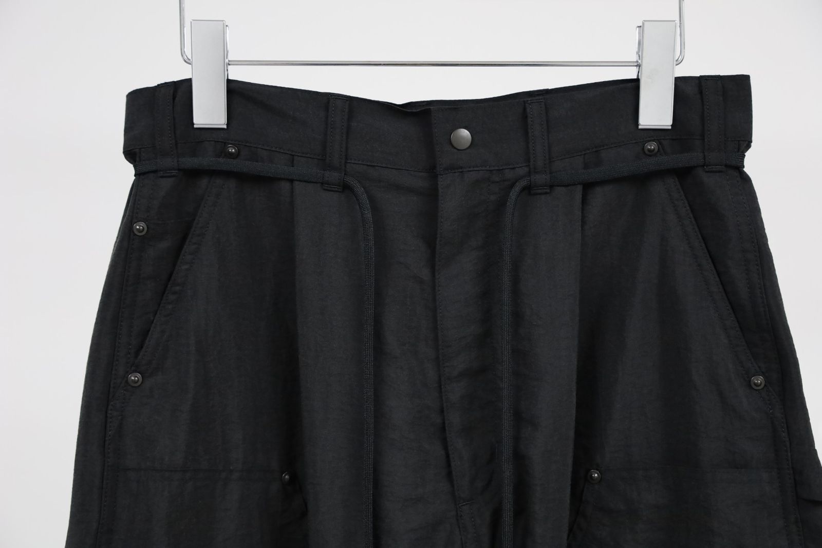 プロダクトトゥエルブ 26SS Silk Nylon Short Work Pants(26SS-PPT11)BLACK☆新作発売！