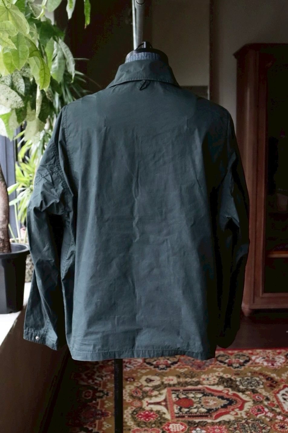 フレッシュサービス WAXED POPLIN FISHING JACKET (FSC253-20117)DARK GREEN