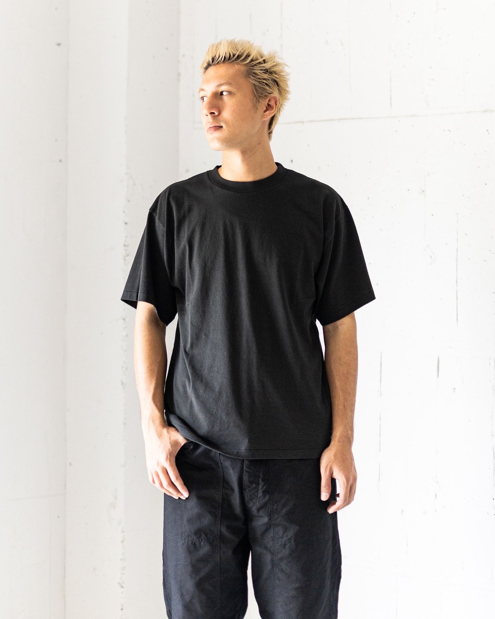 ファウンダ SHORT SLEEVE TEE SHIRT(015FD252004)BLACK