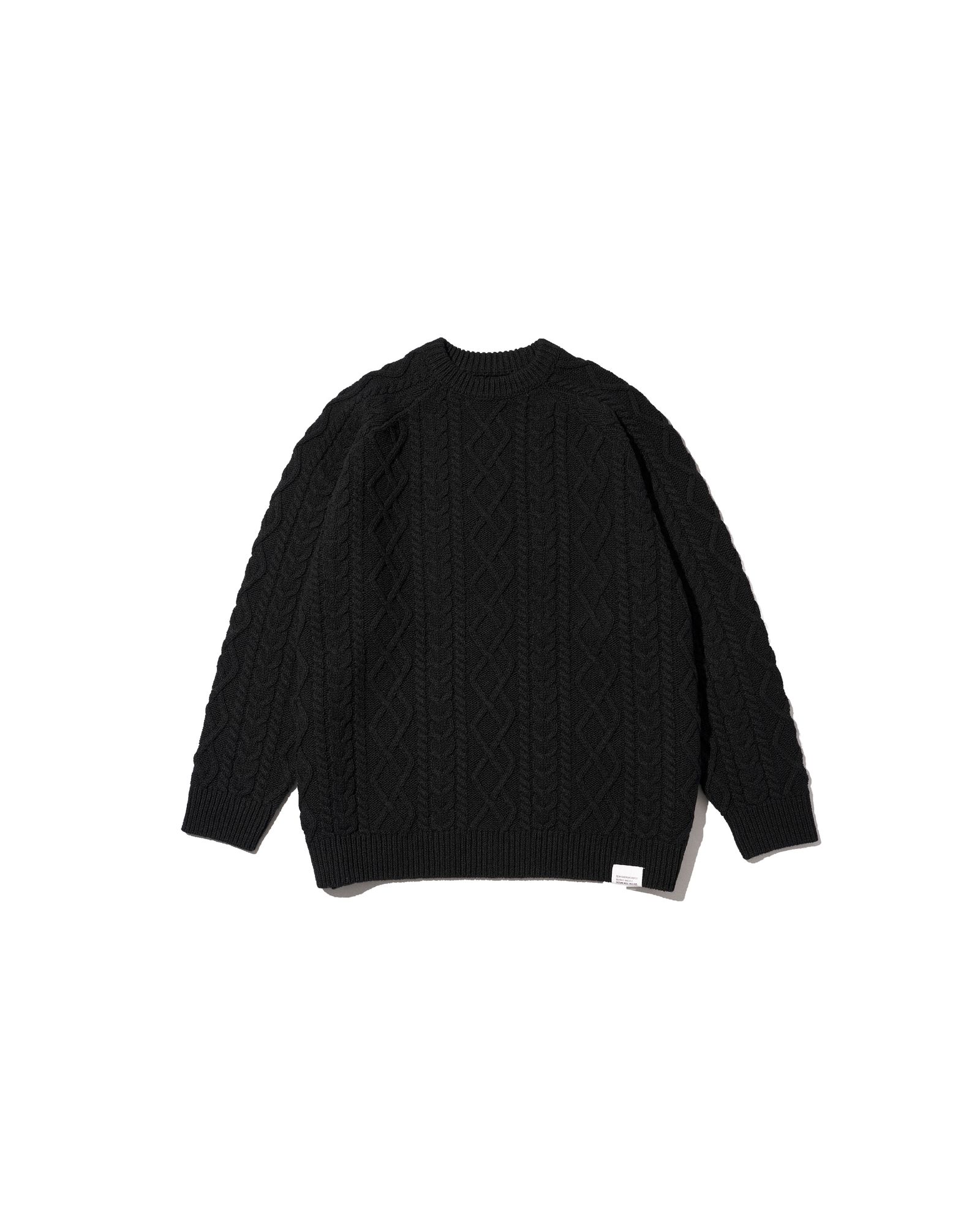 フレッシュサービス SHETLAND WOOL x SOLOTEX® TECH FISHERMAN SWEATER (FSC253-80165)BLACK★10月18日(土)発売！
