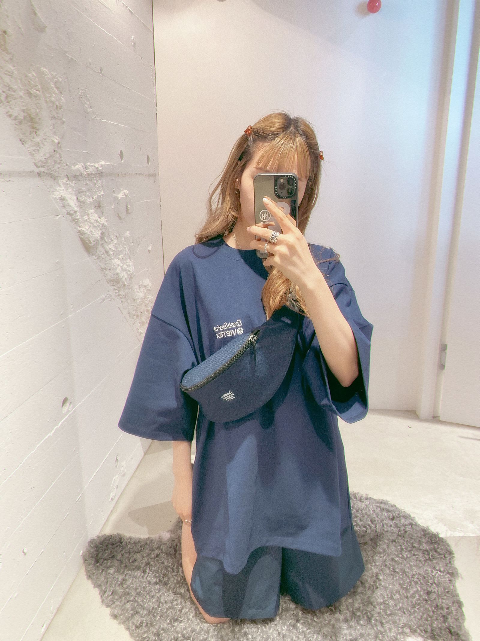 VIBTEX for FreshService S/S CREW NECK TEE(FSC252-70003)NAVY☆再入荷しました！