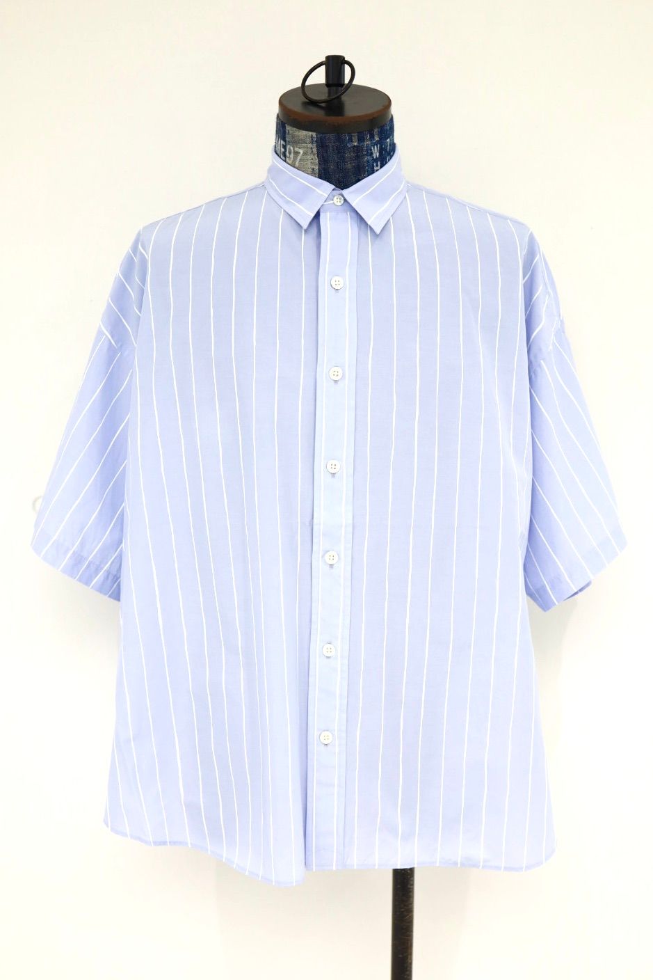 S.F.C 26SS エスエフシー C/N STRIPE SS SHIRT(SFCSS26S08)Sax☆3月20日(金)発売！