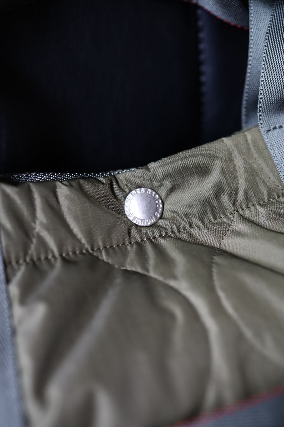 コムデギャルソンオム バッグ 2WAYキルティングTOTE BAG(HR-K206-051)KHAKI☆10月2日(金)発売！