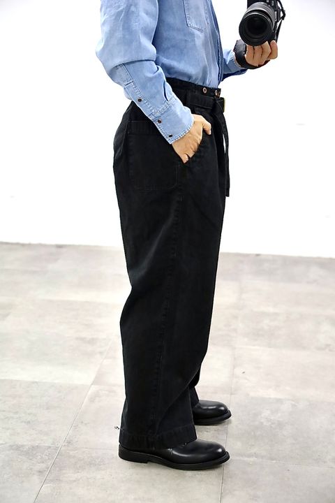 Gurank 26SS CH belted work pantsスタイル2026.3.5.