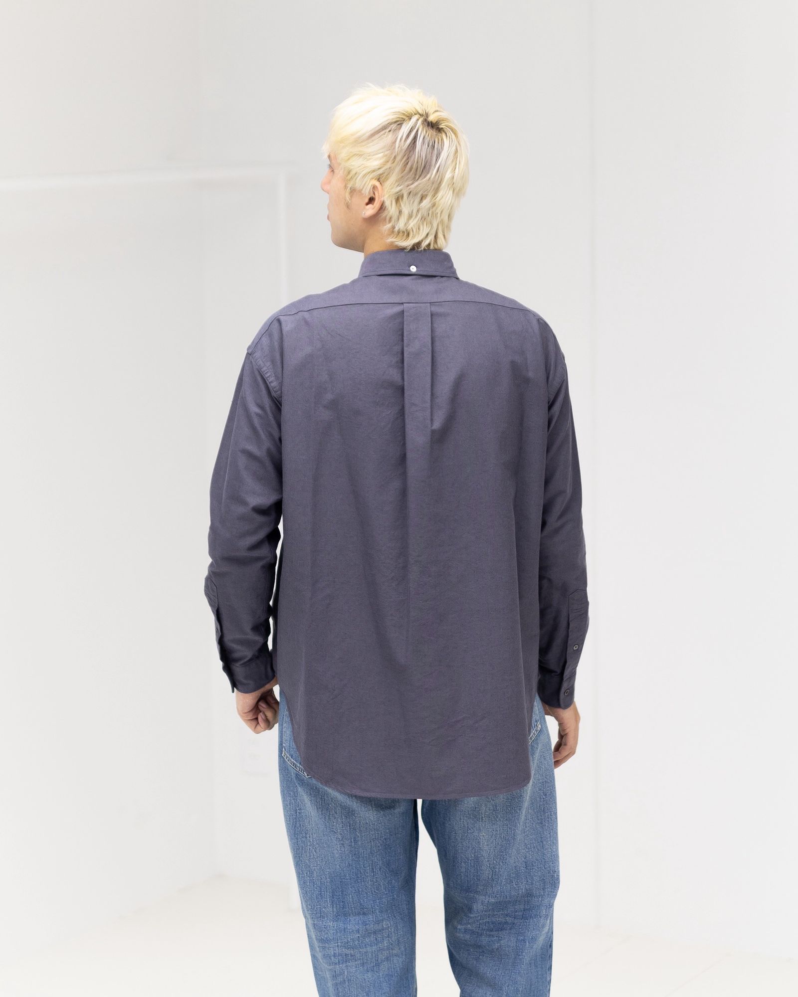 Graphpaper Oxford L/S B.D Box Shirt (GRAY) 1月10日(土)新作発売！