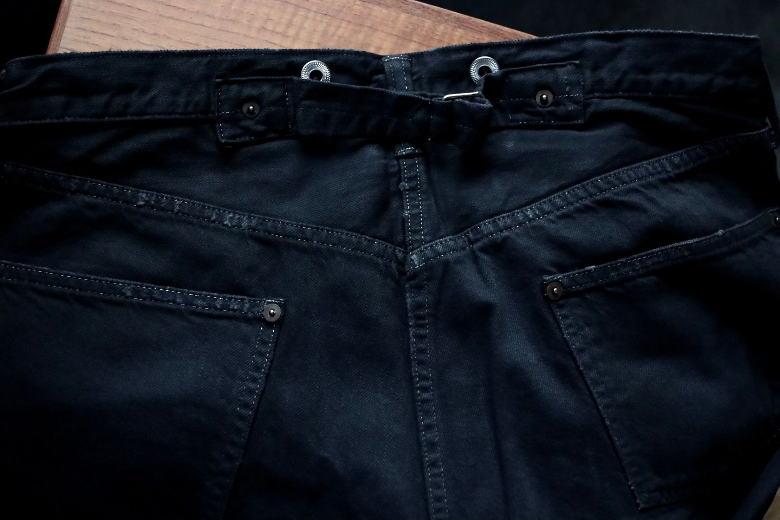 アプレッセ 2025 STYLE2 No.22 Washed Wide Denim Pants(25AAP-04-05)CUSTOM