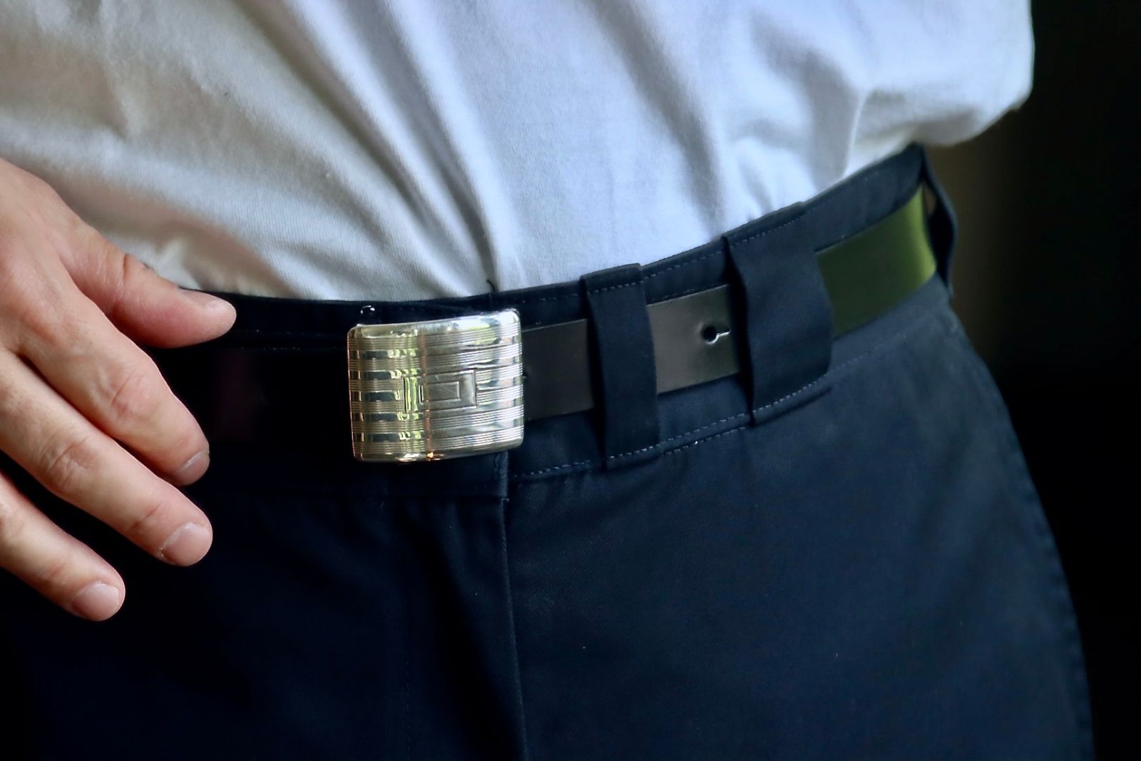 アプレッセ Work Chino Trousers (23AAP-04-22M)NAVY