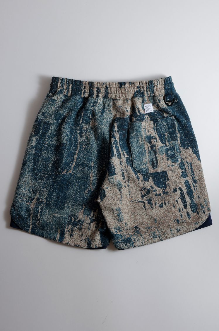 ファンダメンタル パンツ <MEANSWHILE> BORO SHORT PANTS (FA25/SPMW12)BORO
