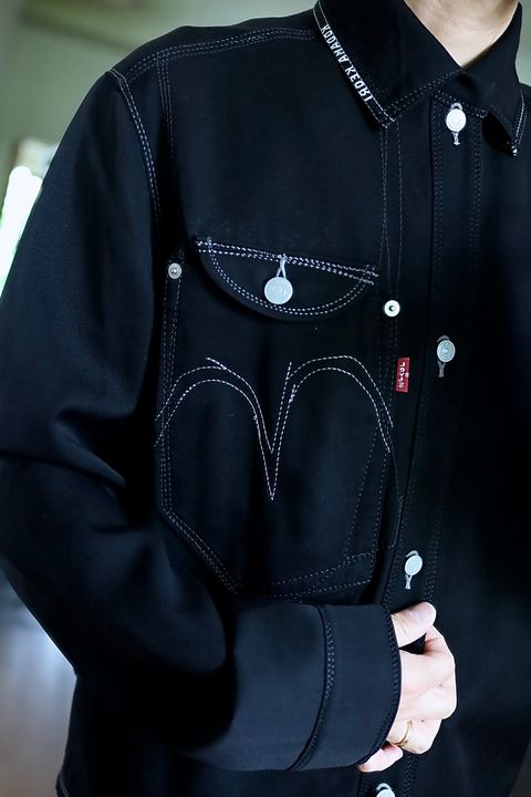 JUNYA WATANABE MAN Levi's Wネーム ウールシャツジャケットスタイル