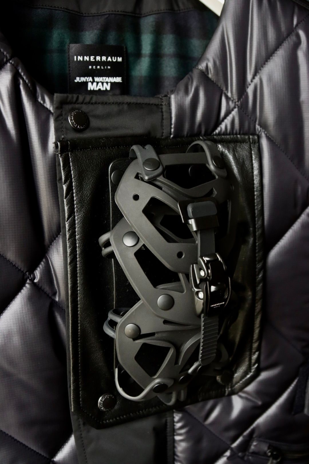 ジュンヤワタナベマン23AW Innerraumインナーラムリップストップ中綿ベスト①(WL-V001-051)