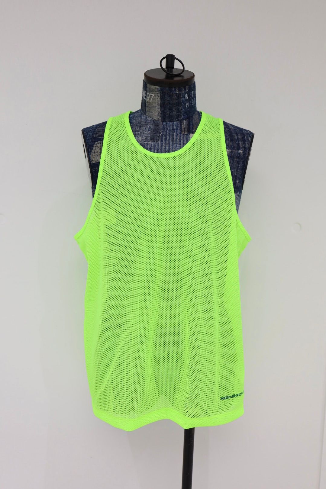 セダンオールパーパス 26SS OD Logo Mesh Tank Top(SD26S-CT12)Neon Green☆5月23日(土)発売！