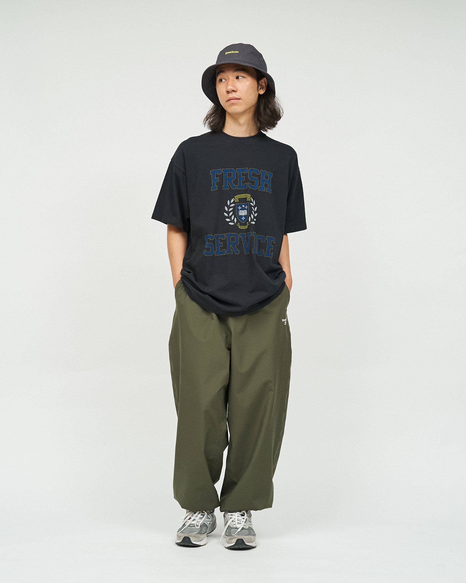 フレッシュサービス CORPORATE PRINTED S/S TEE "COLLEGE"(FSC253-70013)BLACK★8月16日(土)発売！