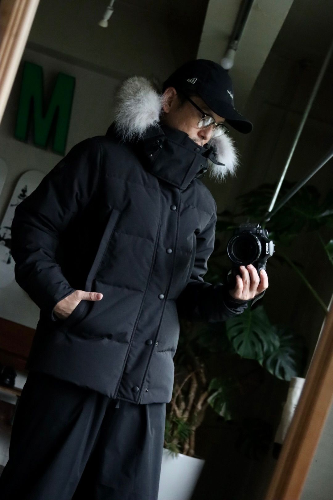 カナダグース22AW WYNDHAM PARKA BLACK LABELスタイル.2022.9.27.