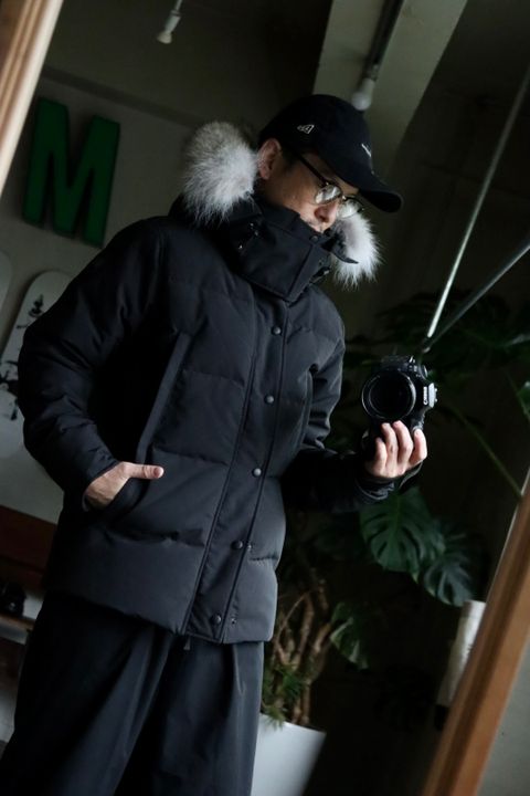 カナダグース22AW WYNDHAM PARKA BLACK LABELスタイル.2022.9.27.