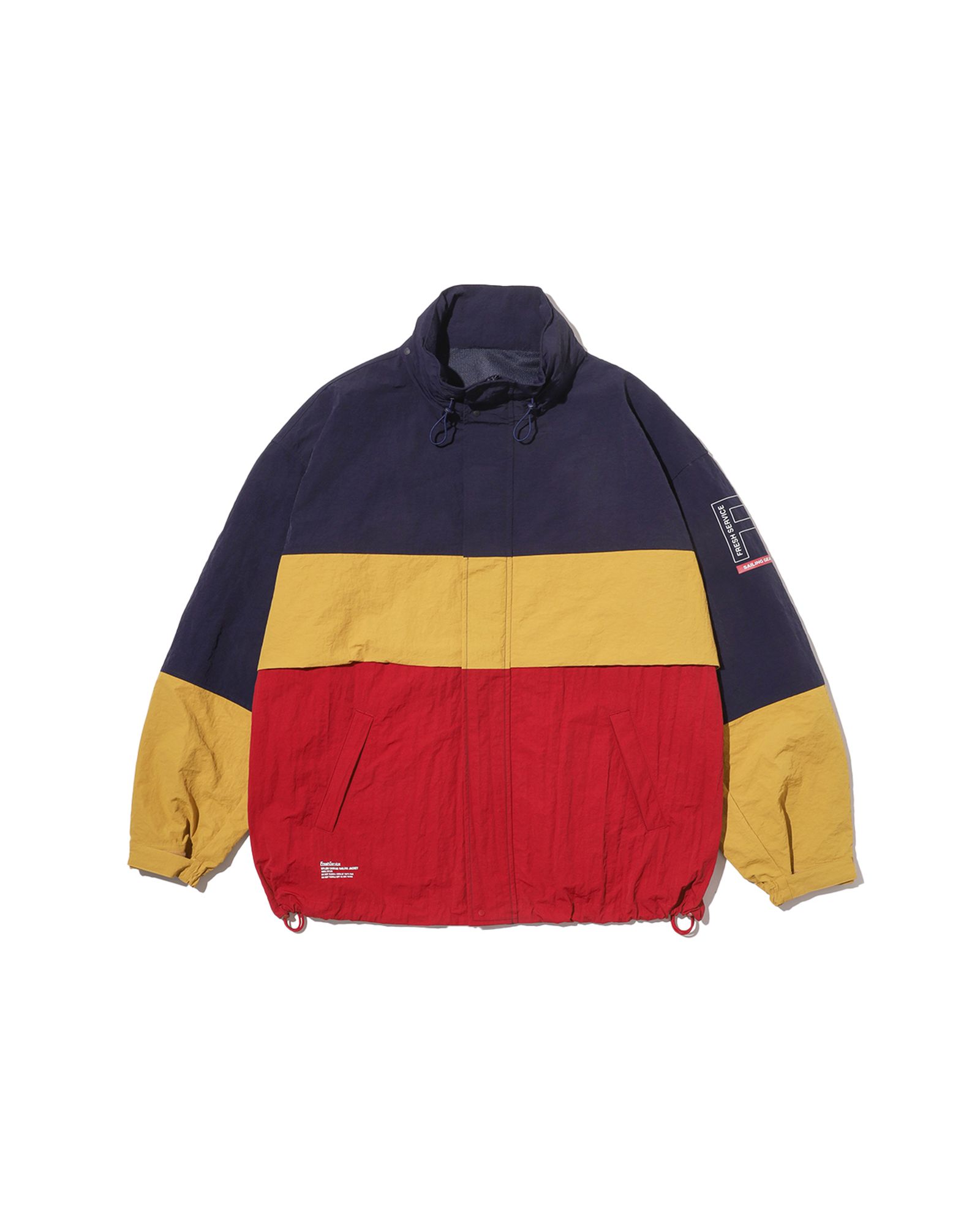 フレッシュサービス NYLON CANVAS SAILING JACKET (FSC261-30254)NAVY x RED★2月14日(土)発売