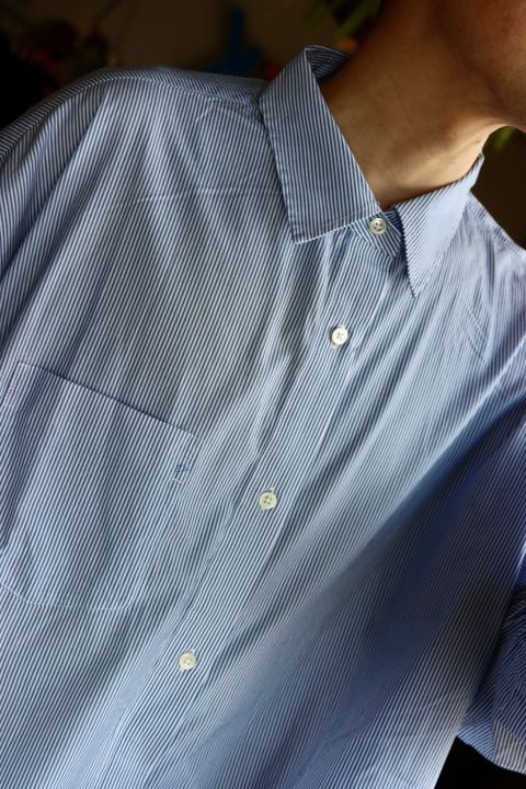 FreshService CORPORATE STRIPE REGULAR COLLAR SHIRTスタイル