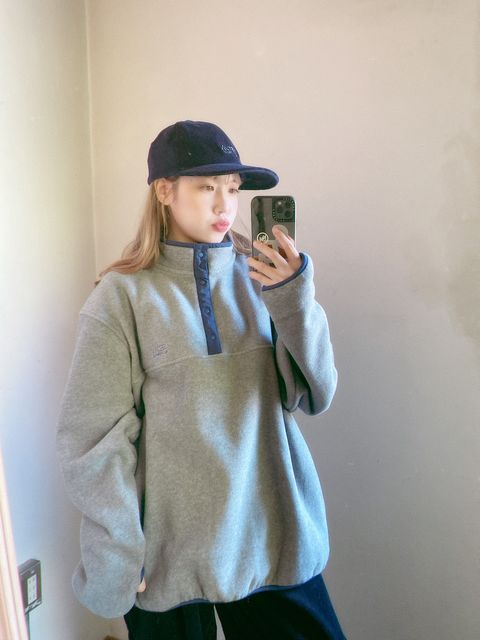 SEDAN ALL-PURPOSE FW23 新作Fleece Snap Pullover style.2023.10.23