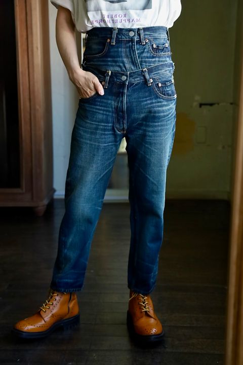 JUNYA WATANABE MAN ダブルウエストLevi's Wネームデニムスタイル.2025.4.12.