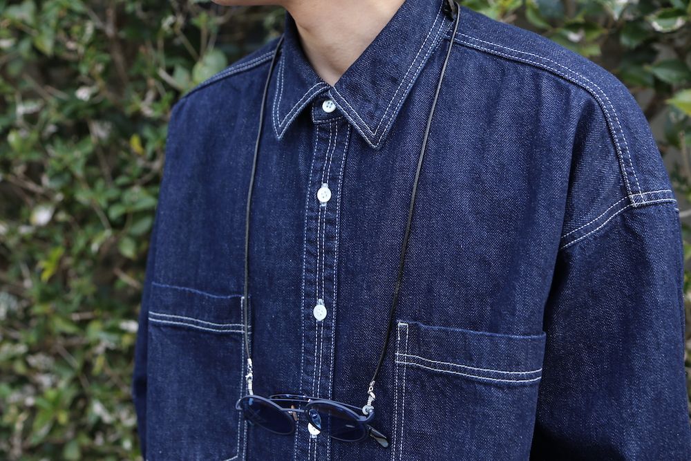 Denime Five Pocket Pants & Denime Regular Collar Shirt style 2020.12.26.
