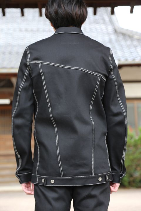 sulvam 2021SS Mens slim denim jacket & Mens boots cut denim pants style.2020.12.19.