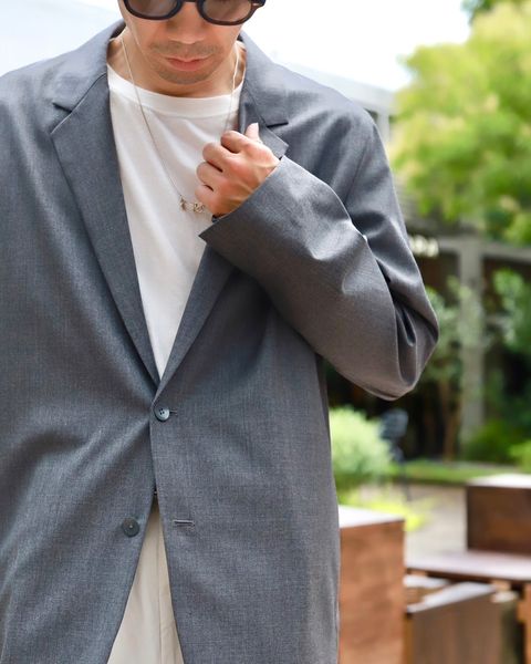 ATON エイトン 23AW WOOL TROPICAL TAILORED JACKETスタイル