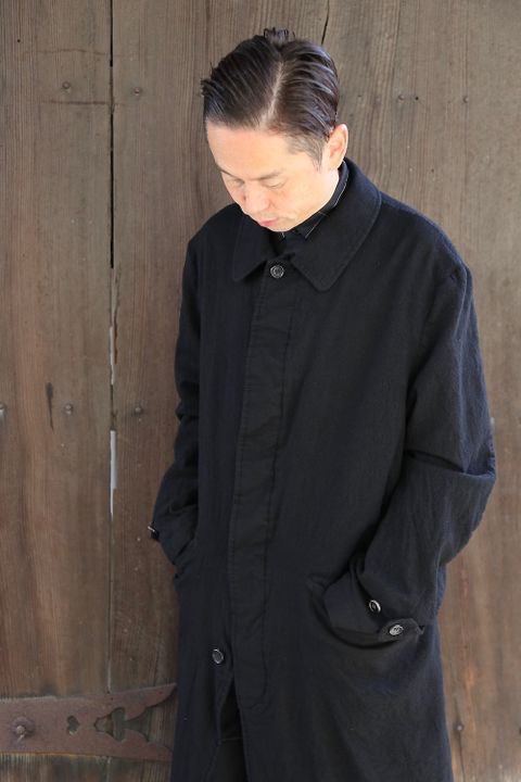 COMME des GARCONS HOMME ウールサージ縮絨コートスタイル.2020.11.1.